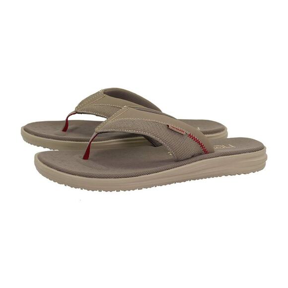 HEYDUDE MEN\'S FLINN FREE BEIGE SIZE 9 | MEN’S FOOTWEAR | MEN’S SLIP ON SANDALS main image 6